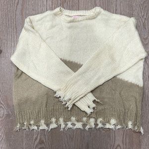 Pink Lily Color block sweater